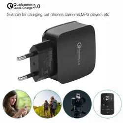 Quick Charge QC 3,0 путешествия мобильный телефон Зарядное устройство быстро USB Зарядное устройство 5 В 3A совместимый для samsung Xiaomi 5 huawei nokia сетевой