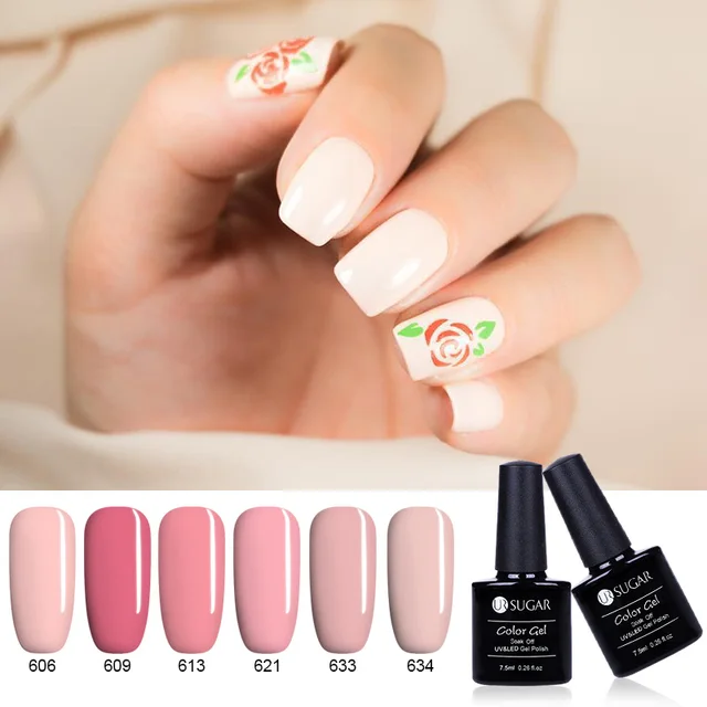 Ur Sugar 6 Pcs Glitter Matte Opal Jelly Nail Gel Polish Set Ur Sugar 6 Pcs Glitter Matte Opal Jelly Nail Gel Polish Set Soak Off Uv