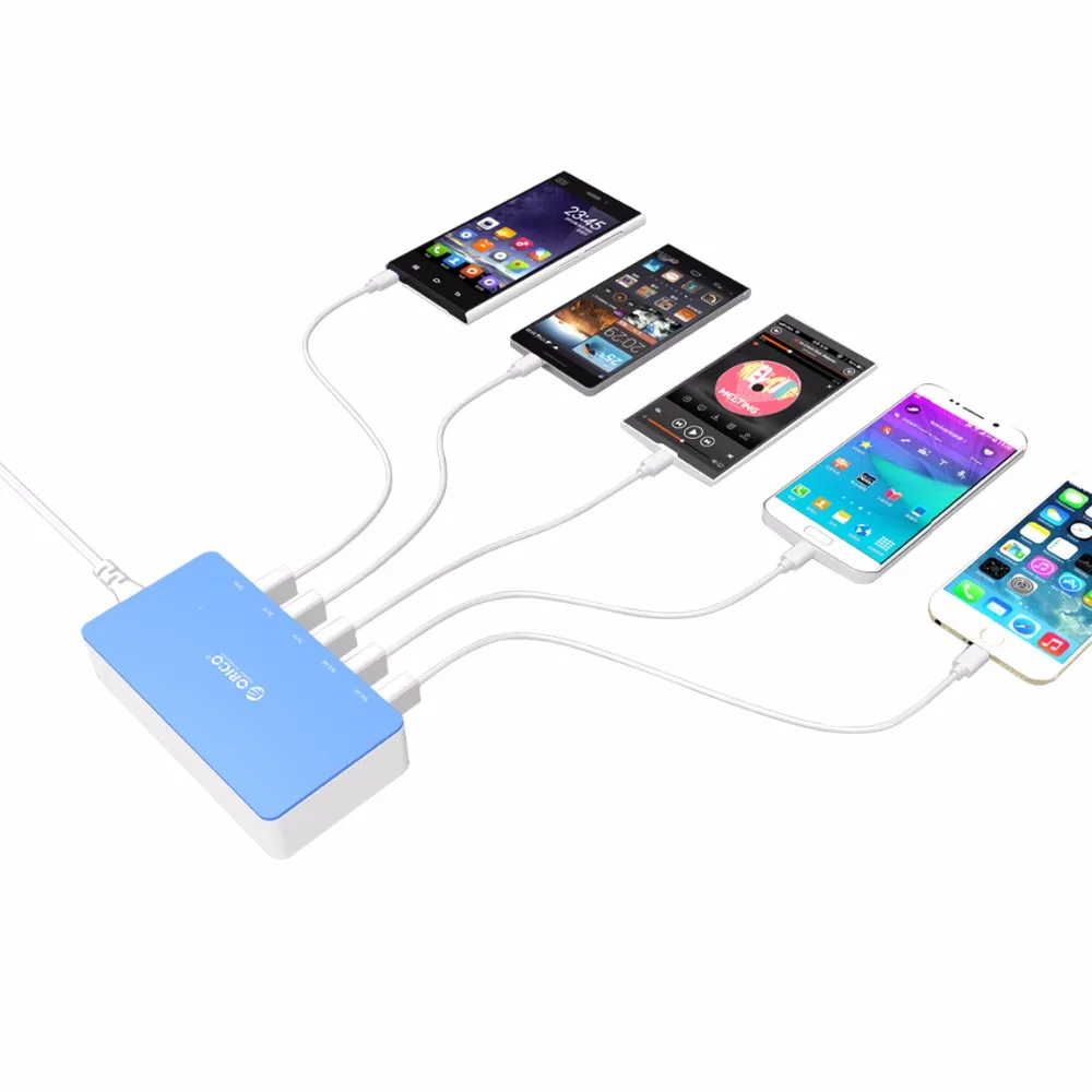 ORICO شاحن يو اس بي شاحن سفر عام سطح المكتب 5 ميناء شاحن هواتف xiaomi هواوي سامسونج اللوحي ORICO شاحن يو اس بي شاحن سفر عام سطح المكتب 5 ميناء شاحن هواتف xiaomi هواوي سامسونج اللوحي