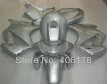 Hot Sales,Cheap Fairing kit For Honda VFR800 2002-2012 VFR 800 02-12 White Silver Oem Motorcycle Fairings (Injection molding)