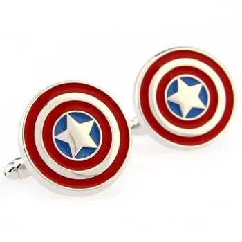 

Captain America Cufflink 15 Pairs Free Shipping