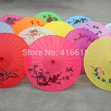 Китайский классический зонтик от солнца, Шелковый Зонтик для танцев, свадебные украшения