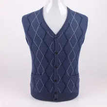 Кашемировый толстый вязаный мужской Повседневный Кардиган свитер однобортный Vneck EU/S105-4XL135 розничная оптом