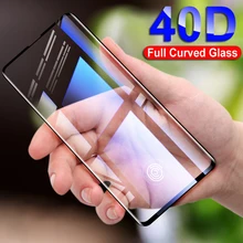 40D полностью изогнутое закаленное стекло для samsung Galaxy S9 S8 S10 Plus Note 9 8 S7 Edge S10E Защитная пленка для экрана