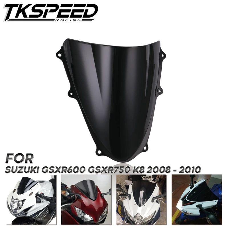 Мотоцикл черный ветровое стекло GSXR 600 750 винты для Suzuki GSXR600 GSXR750 K8 2008 2009 2010 |