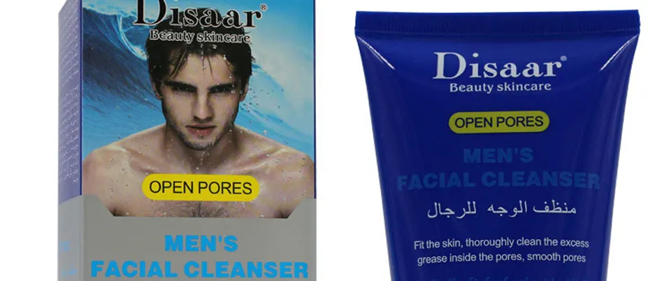 Бренд DISAAR мужское очищающее средство для лица для мытья лица увлажняющая Мужская основа под макияж контроль черная голова удаляет косметику Norish