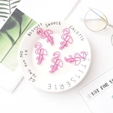 100 шт./лот Kawaii розовый животных серии закладки Прекрасный скрепки канцелярские Памятка клип школьные канцелярские принадлежности(tt-2944