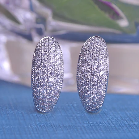 Серьги гвоздики женские из меди с фианитами|earring card display rack|earring steelearring genie |