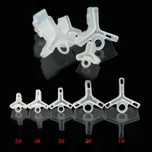 50 шт./лот, белый цвет, прочные рыболовные тройные Крючки, чехлы, чехол, шапки, защитный набор