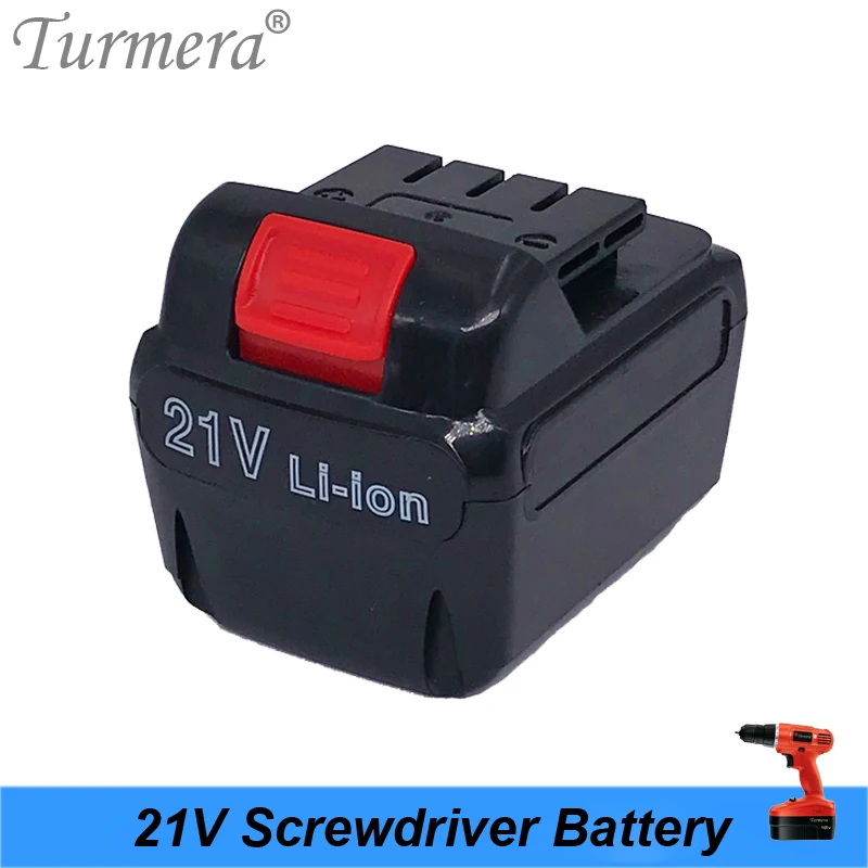 Turmera 5S 18V 21V screwdriver  battery pack 18650 battery pack battery mini lithium battery electric drill Cordless screwdriver battery shura shurik battery A 05