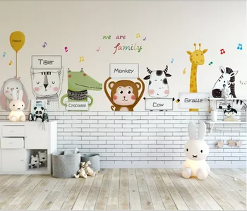 

Children's Room Wallpaper Carton Wall Mural Tapeta Dziecieca Custom Photo Wall Paper Contact Paper Waterproof Canvas Wall Cover