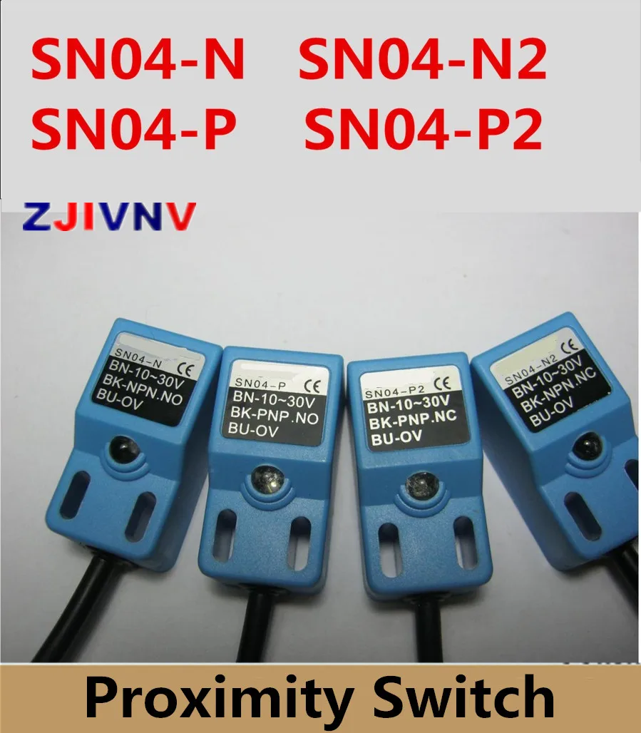 10pcs/lot Sn04-n Sn04-p Sn04-n2 Sn04-p2 Inductive Proximity Switch ...