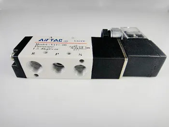 

1pcs 4V110-06 5Ports2Position Single Solenoid Pneumatic Air Valve 1/8 BSPT AC110V