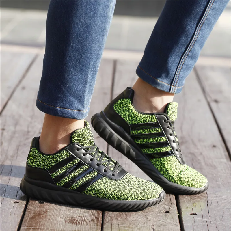 

Breathable Running Shoes Lace-Up Zapatillas Hombre Deportiva Summer Sneakers Designer Zapatos De Hombre Comfortable Men Shoes