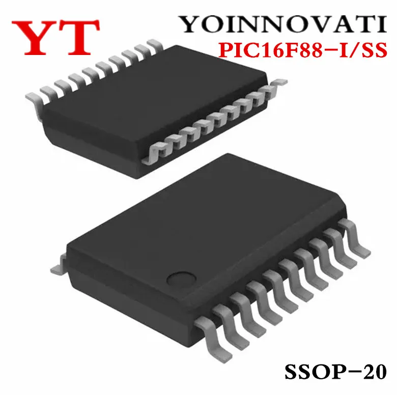 

10pcs PIC16F88 PIC16F88-I PIC16F88-I/SS MCU 8BIT 7KB FLASH 20SSOP IC