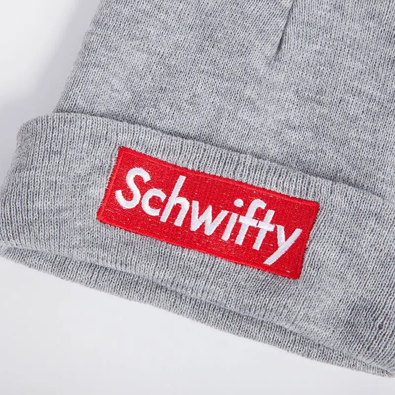 Schwifty الشتاء قبعات منسوجة ريك و Morty الكلاسيكية اللغة للحصول Schwifty جدا بارد قبعة التزلج قبعات متماسكة الدافئة Skullies