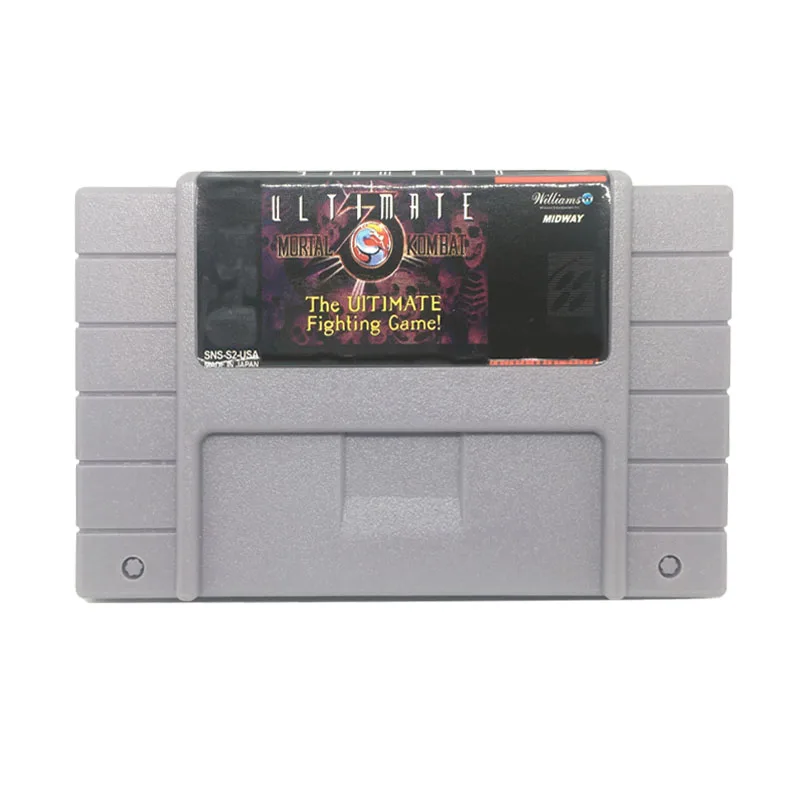 Ultimate Mortal Kombat III USA Version for 16 bit Gray Video Game Cartridge Card For NTSC Player | Электроника