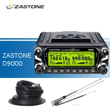 ZASTONE D9000 Car Walkie Talkie 50W VHF UHF Dual Band Two Way Radio Transceiver for Car Mobile Radio+HH9000 Antenna+Antenna Base