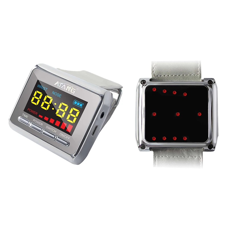 

Laser Device Improved Oxygen Affinity Reduced Blood Viscosity Diabetics High Blood Pressure low-intensity Laser Watch Point