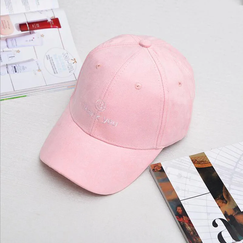 

Embroider Smile Face Letter THANK YOU Baseball Caps Hat For Men Women Polo Bone Hip Hop Snapback Cap fashion Hats Drake Cap
