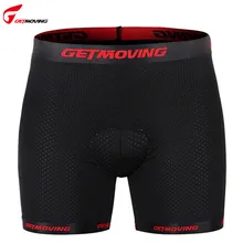 GETMOVING 3D гель мягкое белье Велосипедное короткое Сетчатое дышащее Велосипедное короткое мягкое защитное велосипед велосипеда шорты