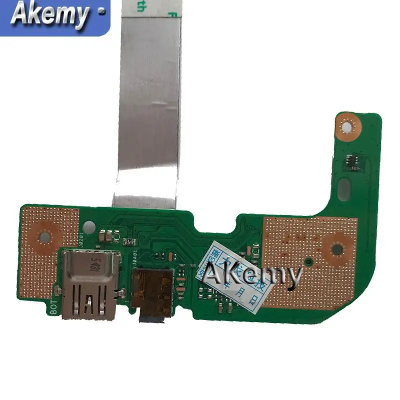 

SAMXINNO Original For ASUS X555Q X555QG USB IO AUDIO CARD READER BOARD REV:2.0 With Cable MB 100% Tested Fast Ship