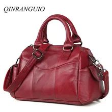 QINRANGUIO, женские сумки из натуральной кожи, роскошные сумки для женщин, дизайнерские сумки, винтажные сумки через плечо из коровьей кожи для женщин