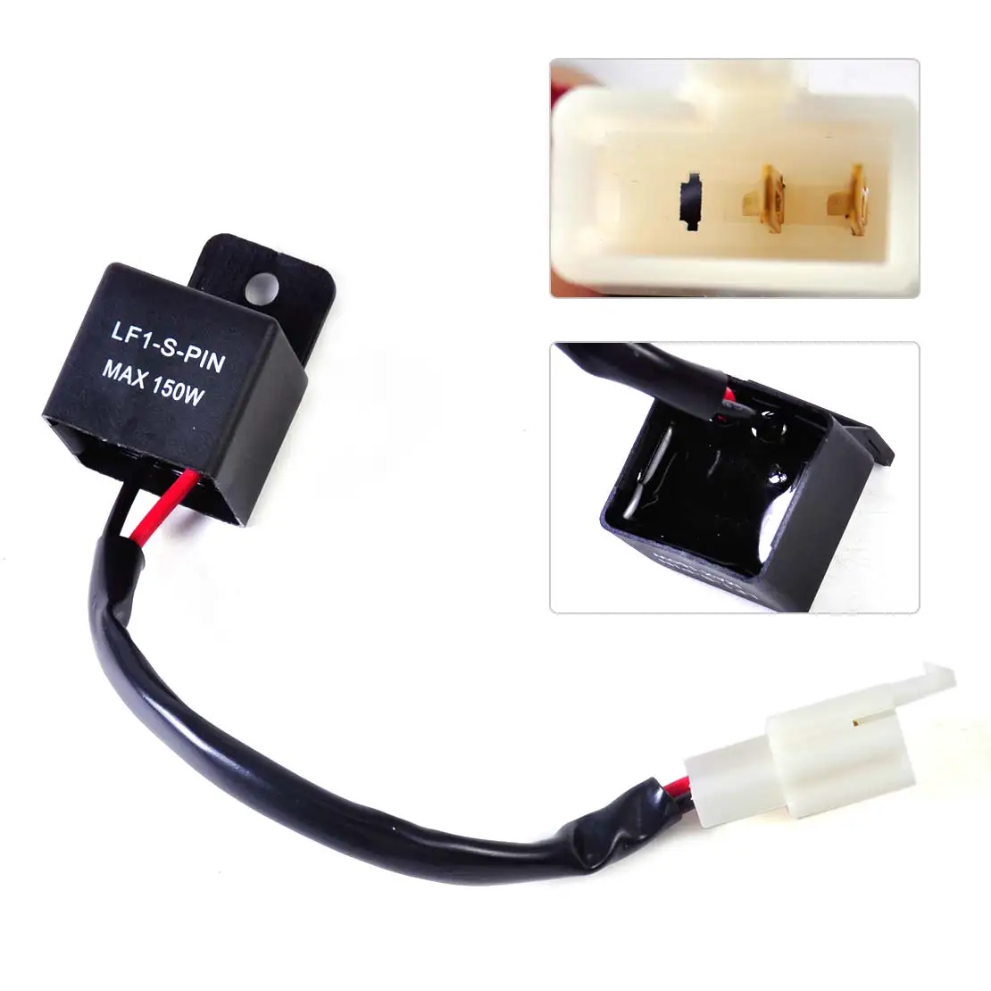 beler 2 Pin Electronic LED Flasher Relay For Honda Kawasaki KTM Suzuki
