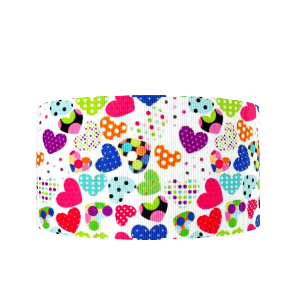 

David accessories flowers series printed polyester ribbon 50 yards,DIY handmade materials,50Yc5699