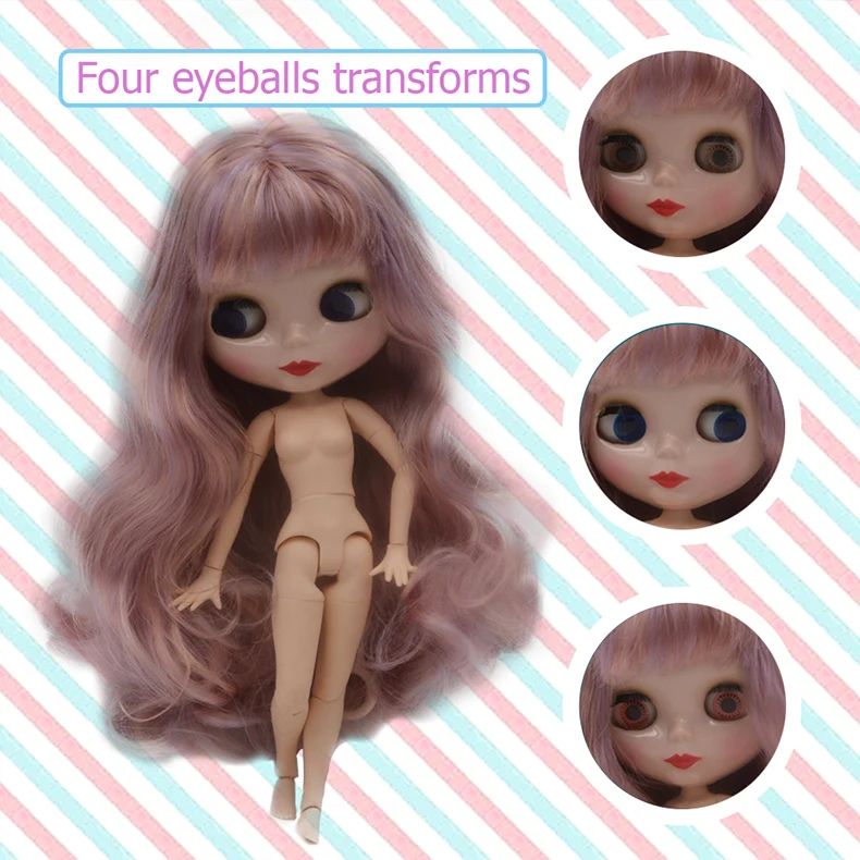 Заводская кукла Neo Blyth, матовое лицо, 1/6 BJD, шарнирная кукла Blyth, куклы для девочек, игрушки для новорожденных детей F