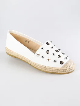 

Woman white hollow-out flat bottom casual spring summer