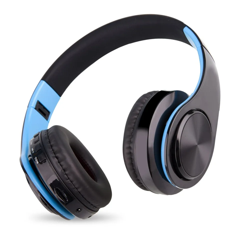 Новые беспроводные Складные Bluetooth наушники гарнитура стерео с микрофоном