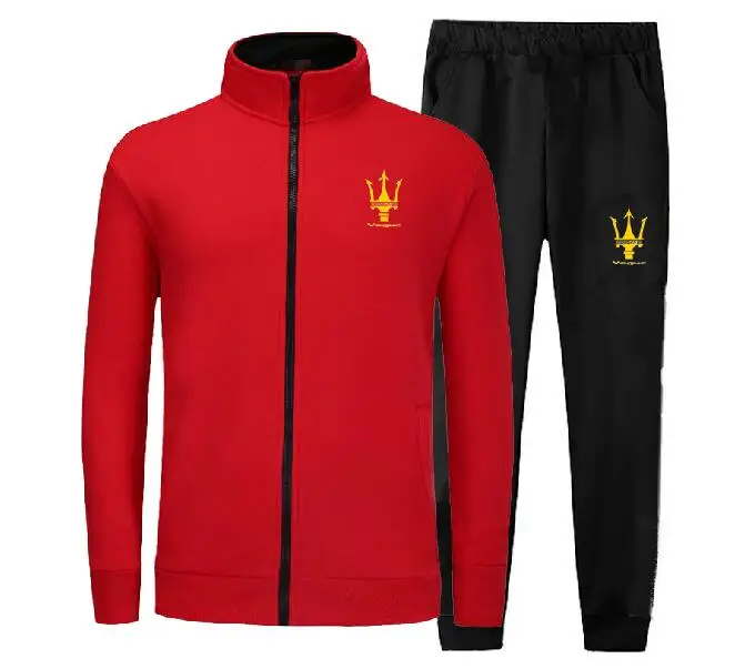 Men Activewear Gym Sport Blazers Tracksuit Coat Jacket Trouses Pants Suit Outfit