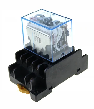 

LY4NJ HH64P DC 12V 14PIN Power Relay Coil 4PDT With PTF14A Socket Base