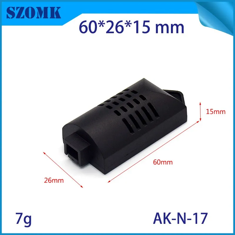 szomk plastic electronics control box pcb enclosure junction housing abs electrical project box humidity sensor enclosure (1)