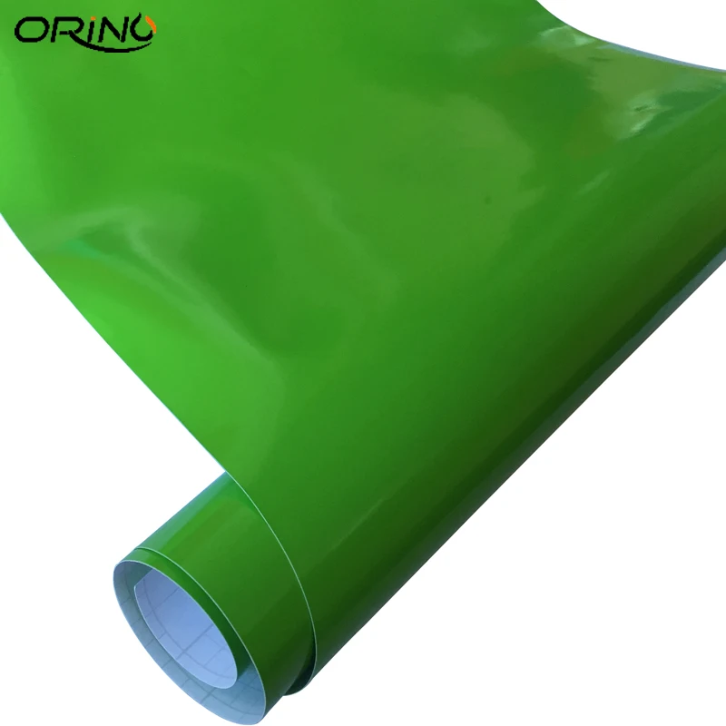 Apple Green Glossy Vinyl Film Sticker-2