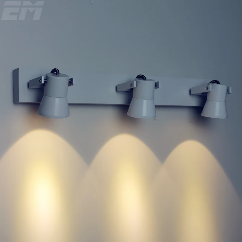 stile morden bagno specchio luce led 45060120mm alluminio 3 testa regolabile 9
