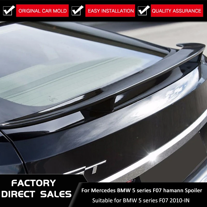 

5 series GT gran turisom f07 rear trunk spoiler for BMW 5 series high quality f07 carbon fiber spoiler 535i 2010-IN