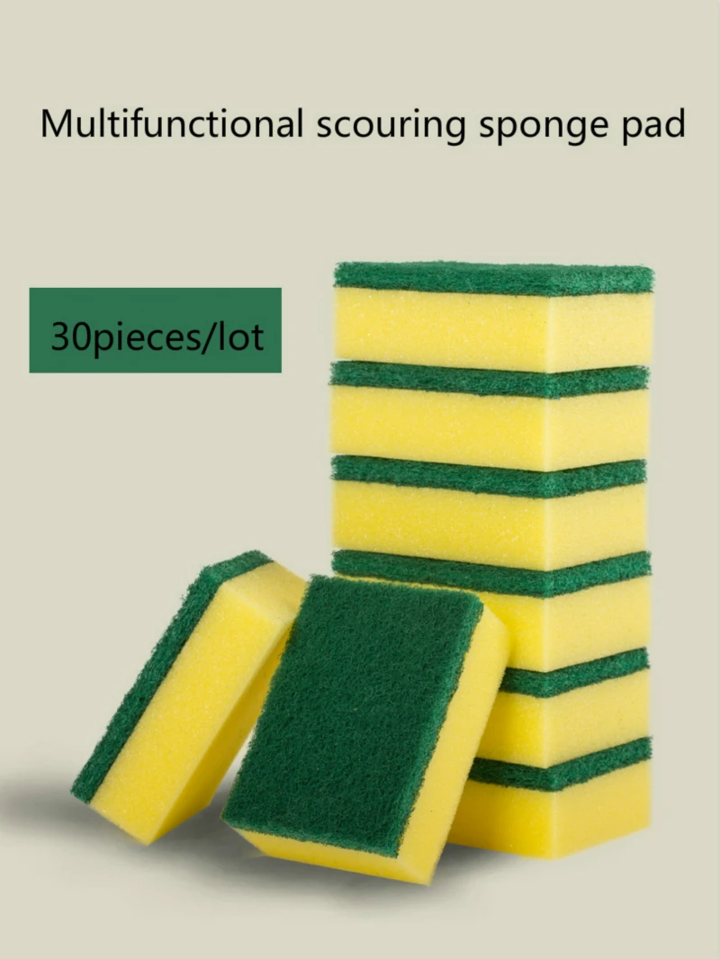 Clean Sponge Mats Wishing Dishes and Bowl Wipe Window Scouring Pad