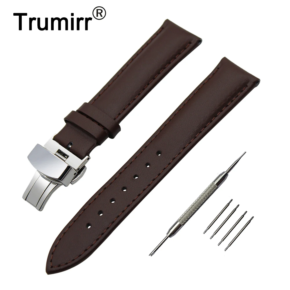18mm 20mm 22mm 24mm Genuine Leather Watch Band Universal Watchband