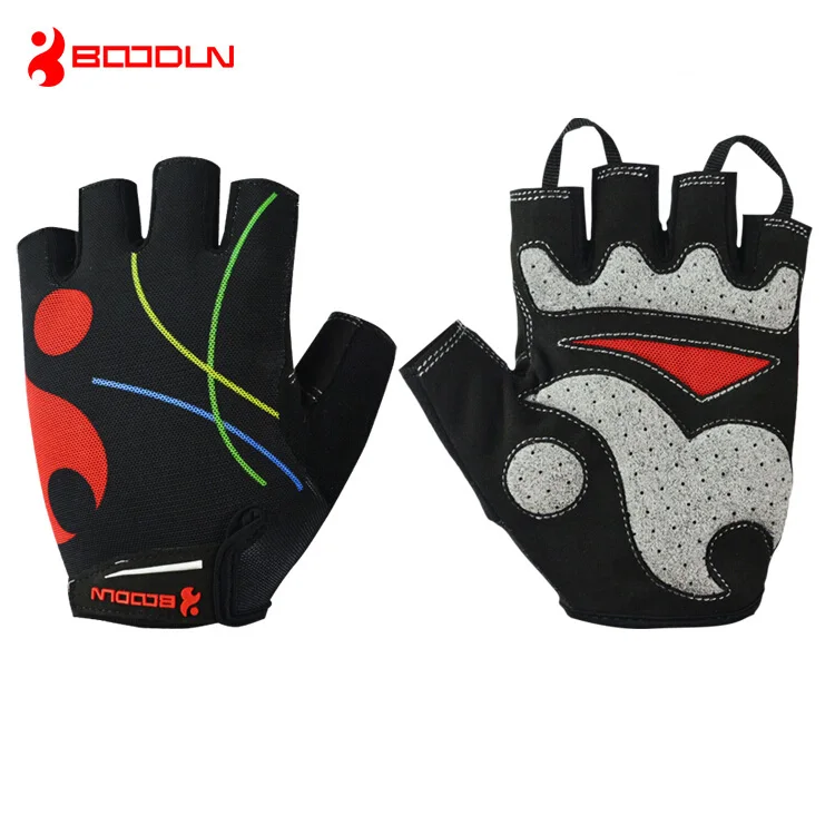 Boodun Summer Bicycle Cycling Sports Gloves Half Finger Breathable Mesh