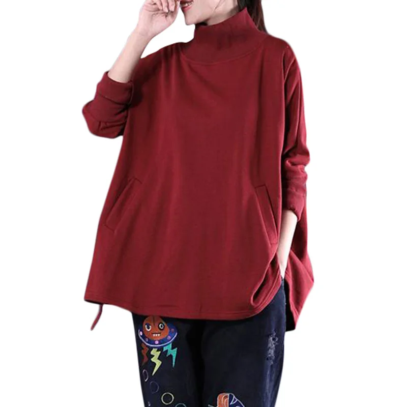 Kingdom Creations Be You Be Different Womens Hooded Pullover Dress Tunic Long Sweatshirt