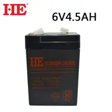 Он hb-060405 6 В 4.5ah свинцово-кислотная Батарея vrla agm аккумулятора перезаряжаемый аккумулятор для солнечной системы ребенку игрушечный автомобиль UPS