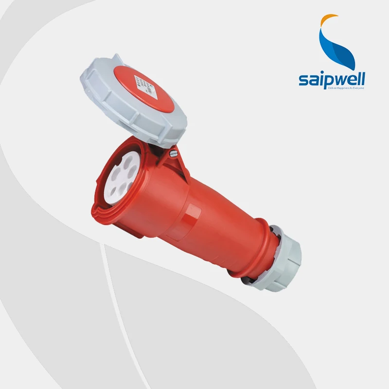 

2015 New Hot Waterproof IP67 cee 5 pins industrial socket 400V 32A,SP562