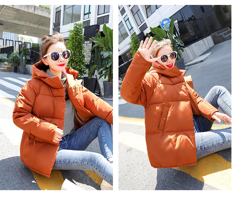 Spring Autumn Winter New 2018 hooded coat Plus Size Women Parks Long Sleeves Women Winter Coat slim Female Outwear Winter Jacket (11)