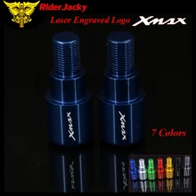RiderJacky для Yamaha X-MAX 125 XMAX125- 7/" 22 мм CNC мотоцикл Ручка Бар Конец слайдеры ручки крышки штекер