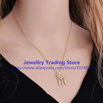 

2017 Jewelry Luxury Classic DreamCatcher Necklace Trendy Women Jewelry Dream Catcher Necklace Fashion Women Dress Necklace