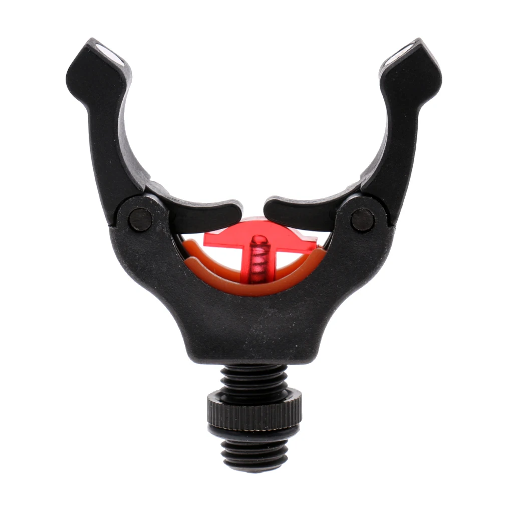 

Fishing Rod Butt Lock Rod Rest Head Y Shape Gripper for Rod Pod/Bank Stick/Buzz Bars Black
