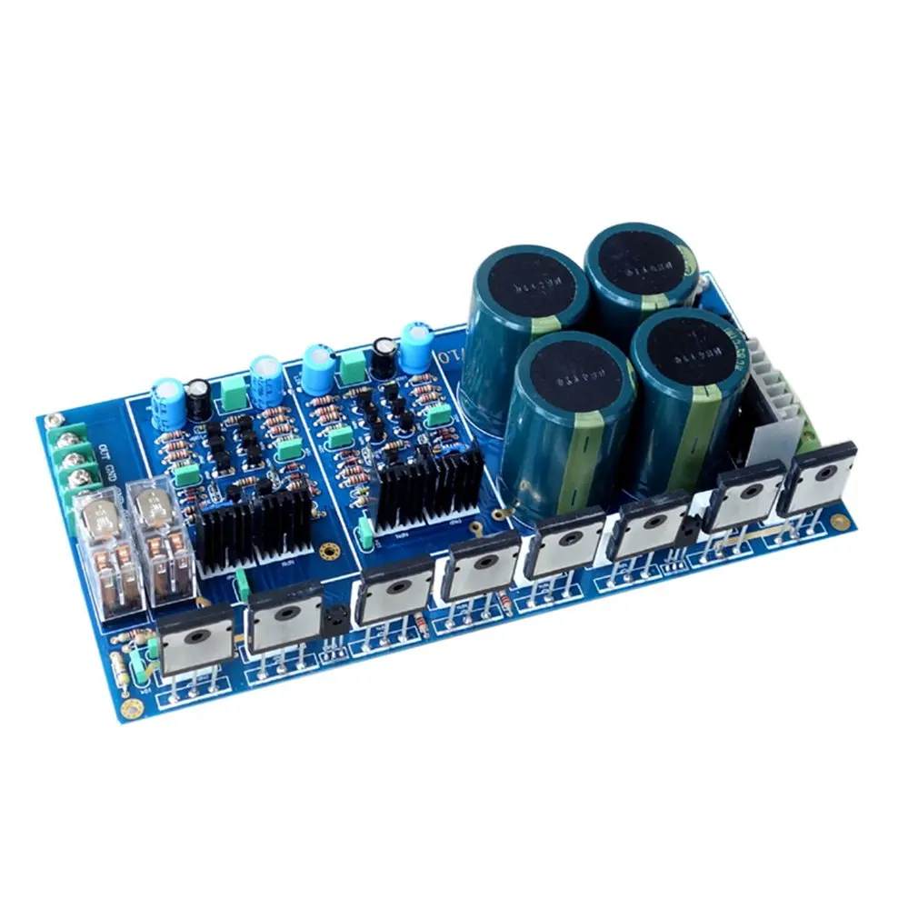 

1pcs A4 300W+300W Fully Symmetric Double Differential High Power Amplifier Board Kit Board Assembly Module