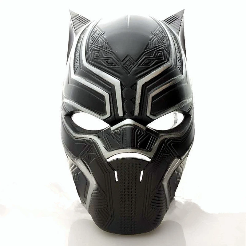 

Marvel Heroes Fightin Captain America Black Panther Mask Cosplay Animal Masks Airsoft Cs go Protective costume game DC paintball